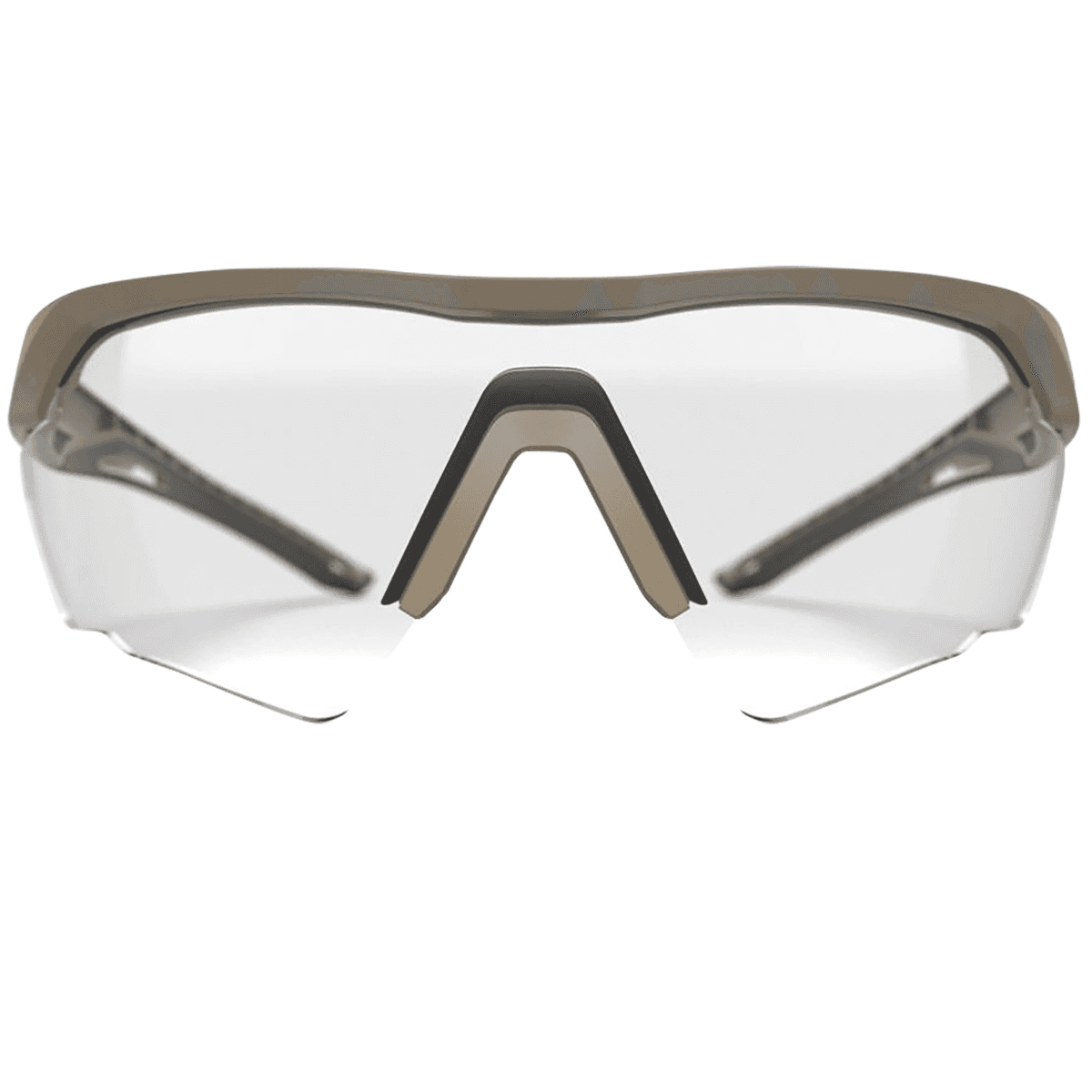 Glock Crossover Tactical Glasses, Clear Lens, Desert Tan Frame - AS41037 Glock Crossover Tactical Glasses, Clear Lens, Desert Tan Frame - AS41037