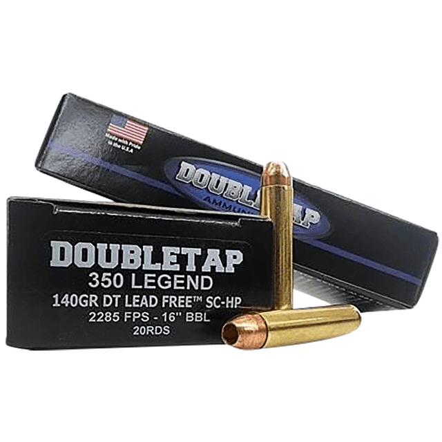 DoubleTap 350 Legend 140gr DT Lead-Free, 20 Rounds per Box - 350L140X DoubleTap 350 Legend 140gr DT Lead-Free, 20 Rounds per Box - 350L140X