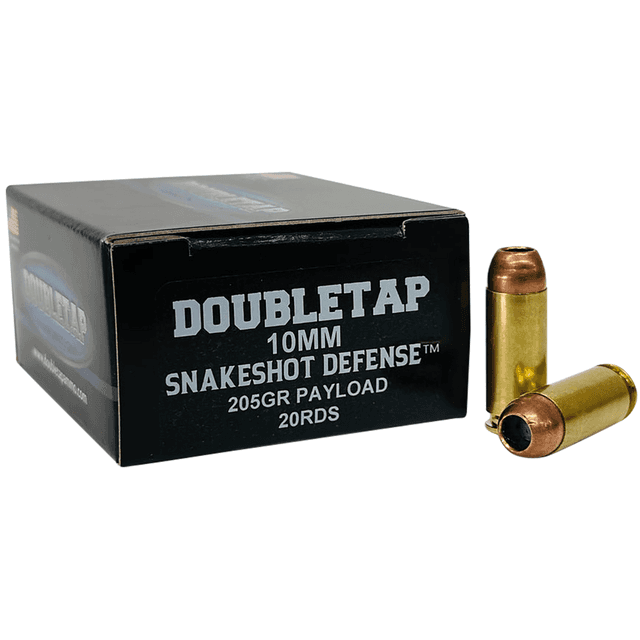 DoubleTap Ammunition Snake Shot, 20 Per Box/50 Case 10mm - 10MMSS20 DoubleTap Ammunition Snake Shot, 20 Per Box/50 Case 10mm - 10MMSS20