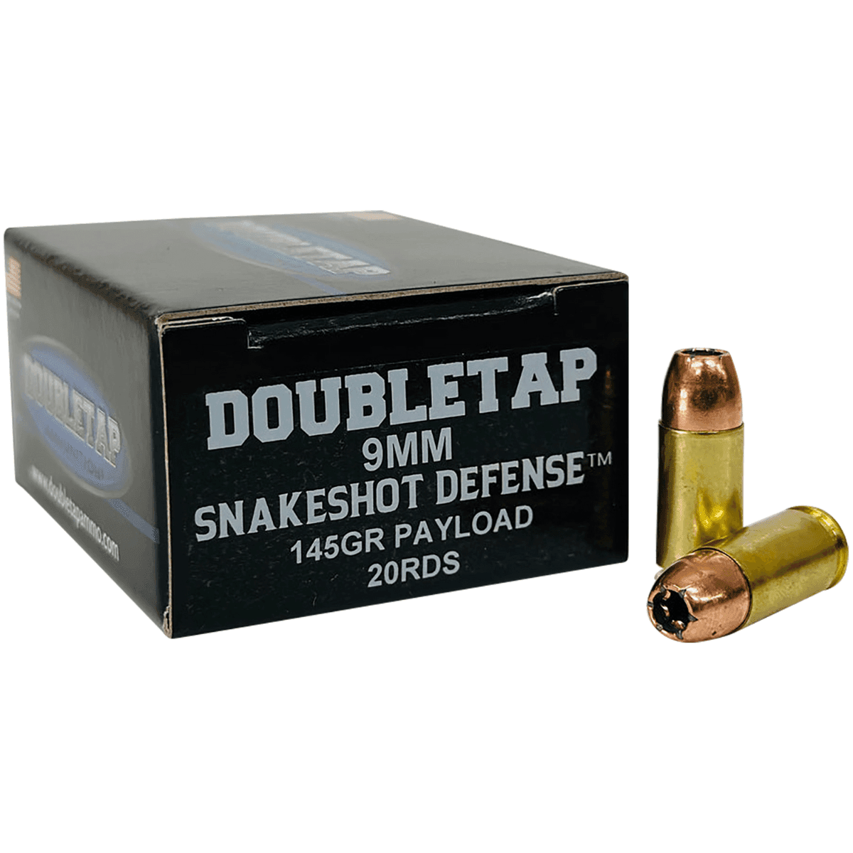 DoubleTap Ammunition Snake Shot, 20 Per Box/50 Case 9mm - 9MMSS20 DoubleTap Ammunition Snake Shot, 20 Per Box/50 Case 9mm - 9MMSS20