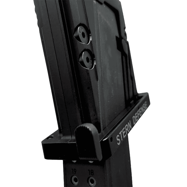 Stern Defense Mag-AD9 Adapter, Black Aircraft Grade Aluminum 9mm/40 S&W Fits Glock - 001SDMAGAD9GLOCK9AND40 Stern Defense Mag-AD9 Adapter, Black Aircraft Grade Aluminum 9mm/40 S&W Fits Glock - 001SDMAGAD9GLOCK9AND40