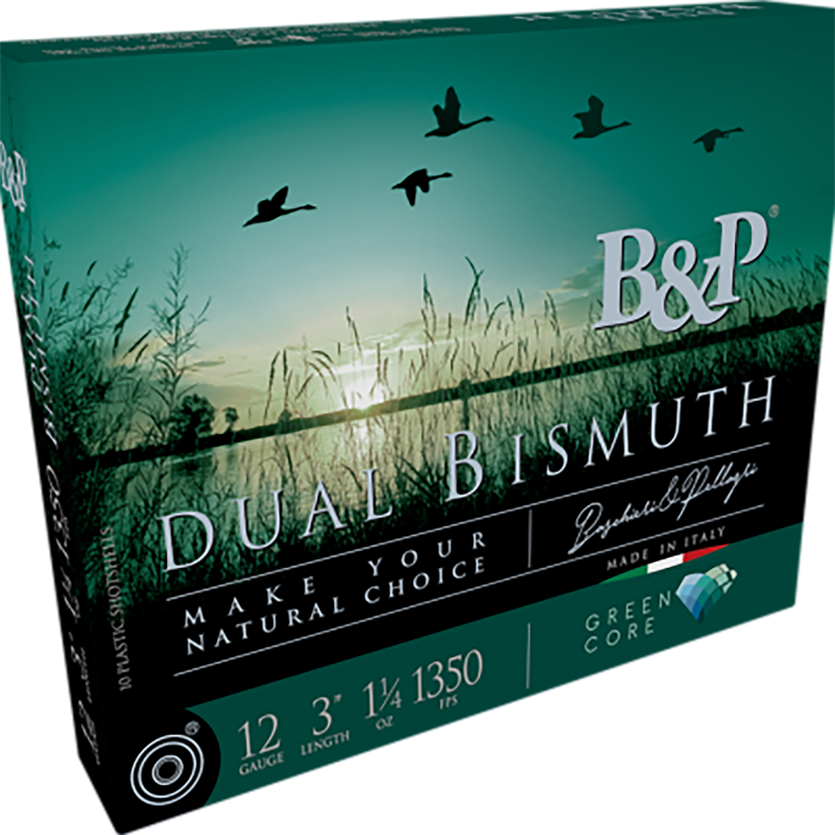 B&P Dual Bismuth 12 Gauge 3-Inch 1 1/4oz #4/#3 Shot 10rd Box - 12B4DB43 B&P Dual Bismuth 12 Gauge 3-Inch 1 1/4oz #4/#3 Shot 10rd Box - 12B4DB43