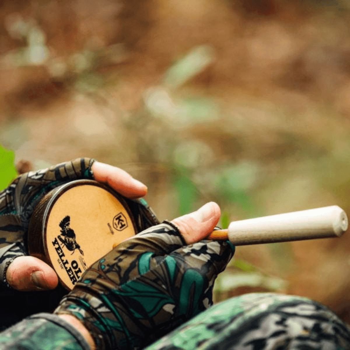 Knight & Hale Ol'Yeller SLA-TEK Pot Call, Walnut/Yellowheart Turkey Sounds - KHT0200 Knight & Hale Ol'Yeller SLA-TEK Pot Call, Walnut/Yellowheart Turkey Sounds - KHT0200