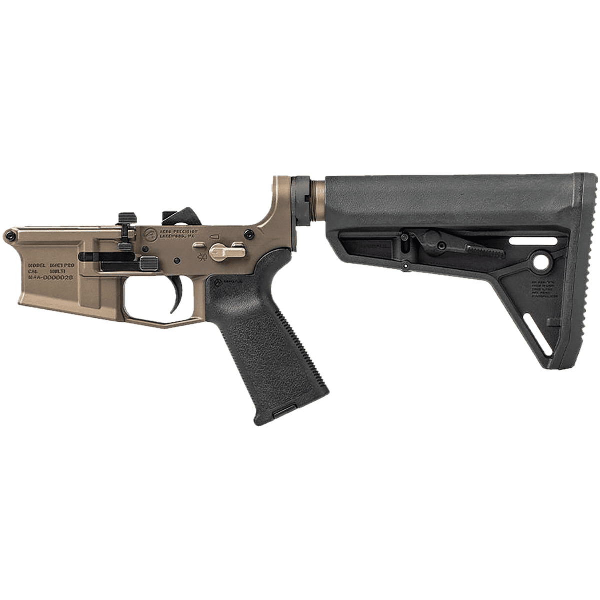 Aero Precision M4E1 Complete Lower Receiver, Compatible w/ M4E1 and AR15 Components and Magazines - APAR600196 Aero Precision M4E1 Complete Lower Receiver, Compatible w/ M4E1 and AR15 Components and Magazines - APAR600196