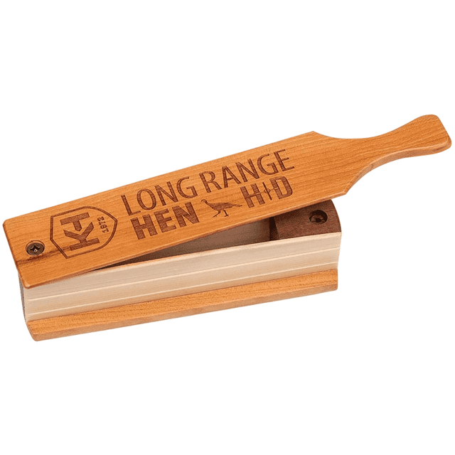 Knight & Hale HD Long Range Hen Box Call, Cherry/Walnut Turkey Sounds - KHT0207 Knight & Hale HD Long Range Hen Box Call, Cherry/Walnut Turkey Sounds - KHT0207