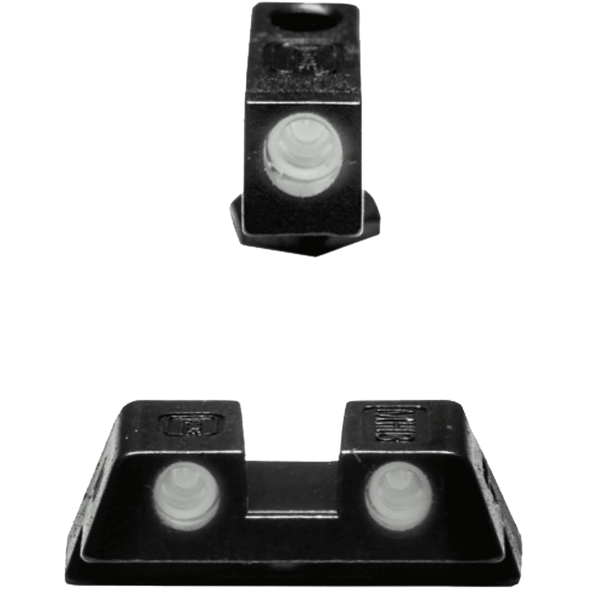 Glock Night Sight, Green Black Frame Fits Glock 42/43 - 39929 Glock Night Sight, Green Black Frame Fits Glock 42/43 - 39929