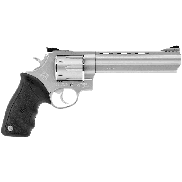 Taurus 44 Rem Mag Revolver 6rd with 6.5-inch Ported Barrel Matte Stainless - 2-440069 Taurus 44 Rem Mag Revolver 6rd with 6.5-inch Ported Barrel Matte Stainless - 2-440069