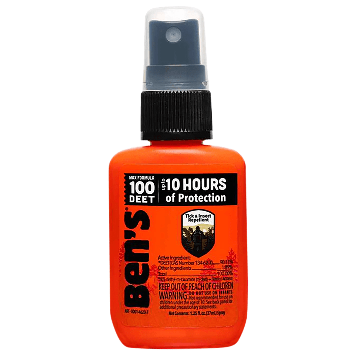 Ben's 100 Odorless Scent Repellent 1.25 oz Spray for Ticks & Biting Insects - 00067070 Ben's 100 Odorless Scent Repellent 1.25 oz Spray for Ticks & Biting Insects - 00067070