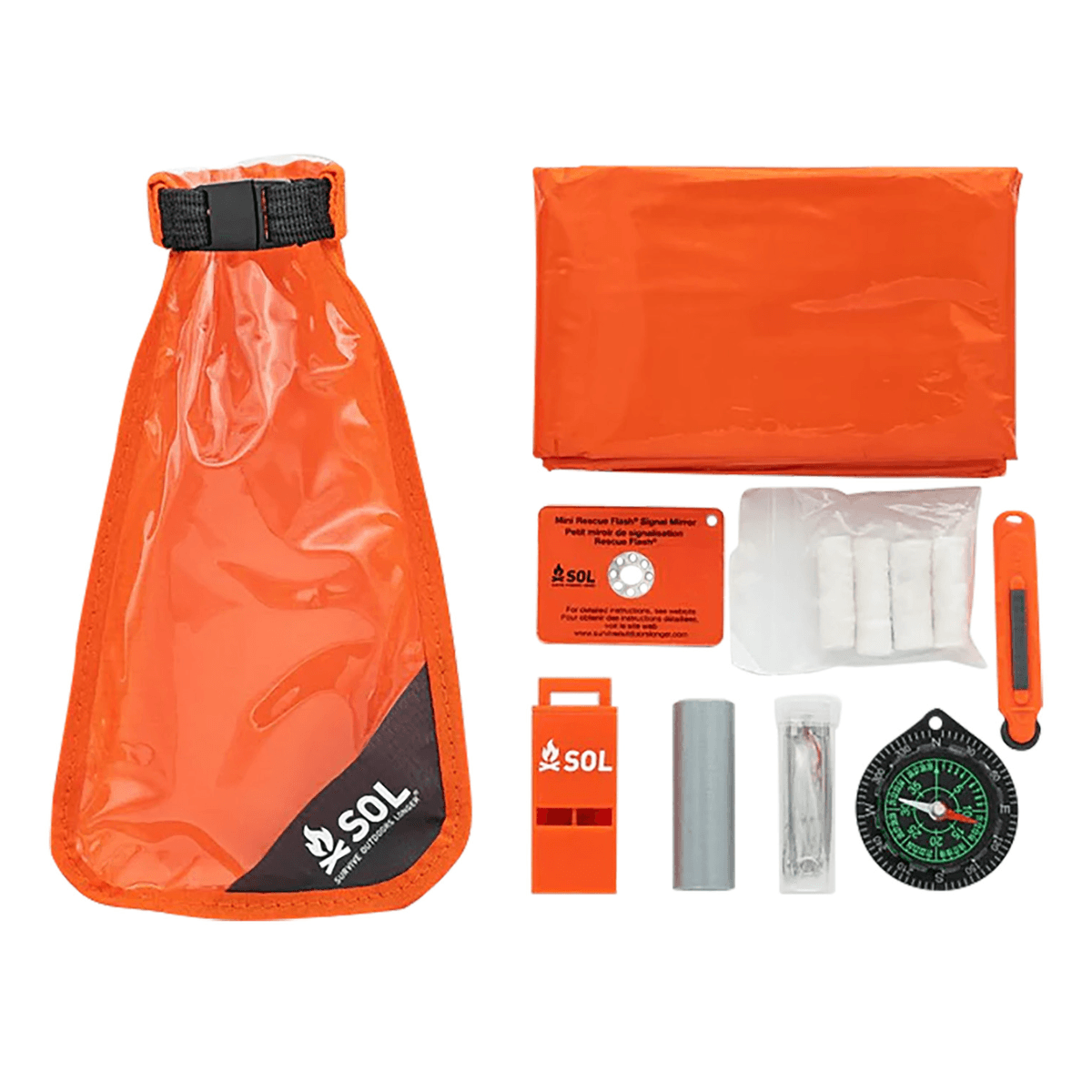 Survive Outdoors Longer Scout Survival Kit Waterproof Orange - 01401727 Survive Outdoors Longer Scout Survival Kit Waterproof Orange - 01401727