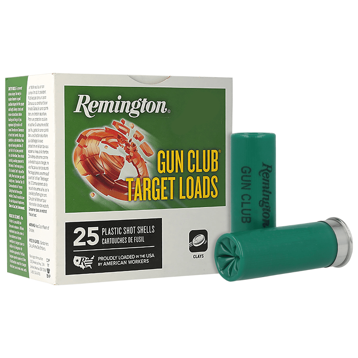 Remington Ammunition Gun Club 12 Gauge 2.75-inch 1 1/8oz 9 Shot 25 Per Box - 20248 Remington Ammunition Gun Club 12 Gauge 2.75-inch 1 1/8oz 9 Shot 25 Per Box - 20248