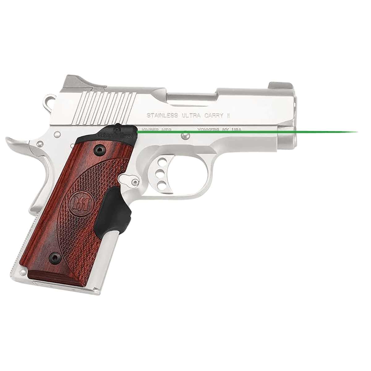 Crimson Trace LG-902G Lasergrips, Green Laser, Black, for 1911 Compact - LG902G Crimson Trace LG-902G Lasergrips, Green Laser, Black, for 1911 Compact - LG902G