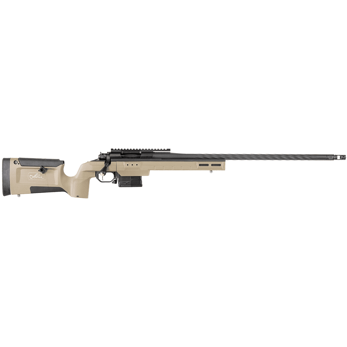 Larue Tactical LTKRGSIETE65PRC24FDE Siete Magnum 6.5 PRC 3+1 24" Rifle Larue Tactical LTKRGSIETE65PRC24FDE Siete Magnum 6.5 PRC 3+1 24" Rifle