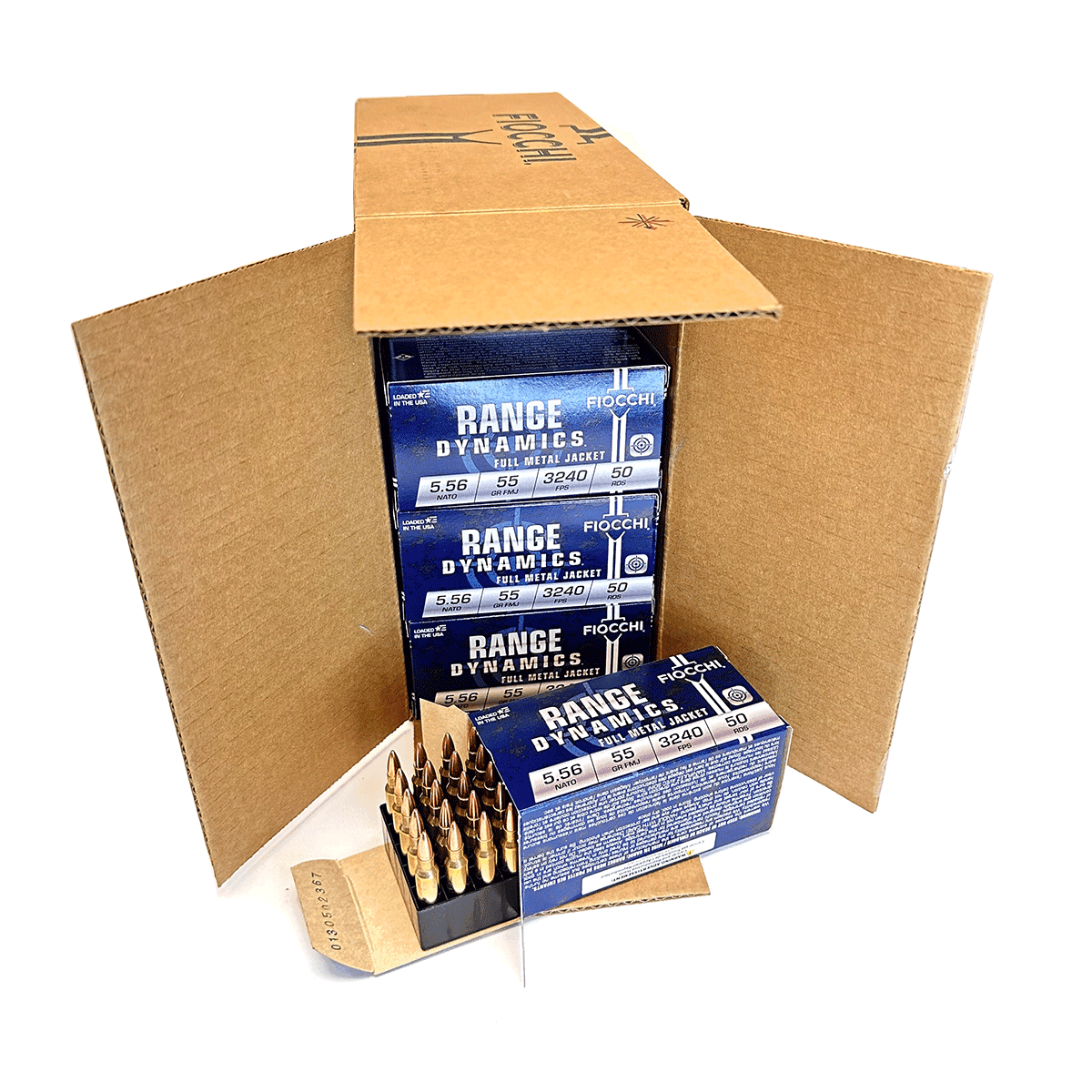 Fiocchi Range Dynamics 5.56x45mm NATO 55gr 1000 round box Fiocchi Range Dynamics 5.56x45mm NATO 55gr 1000 round box