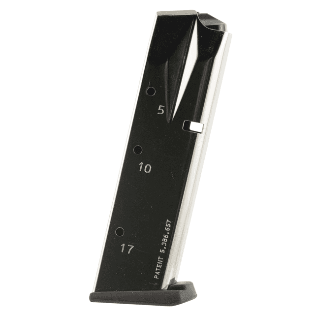 Mec-Gar S&W Nickel 17rd 9mm Luger Magazine for S&W 5900 Series/910/915/659 - MGSW5917N Mec-Gar S&W Nickel 17rd 9mm Luger Magazine for S&W 5900 Series/910/915/659 - MGSW5917N