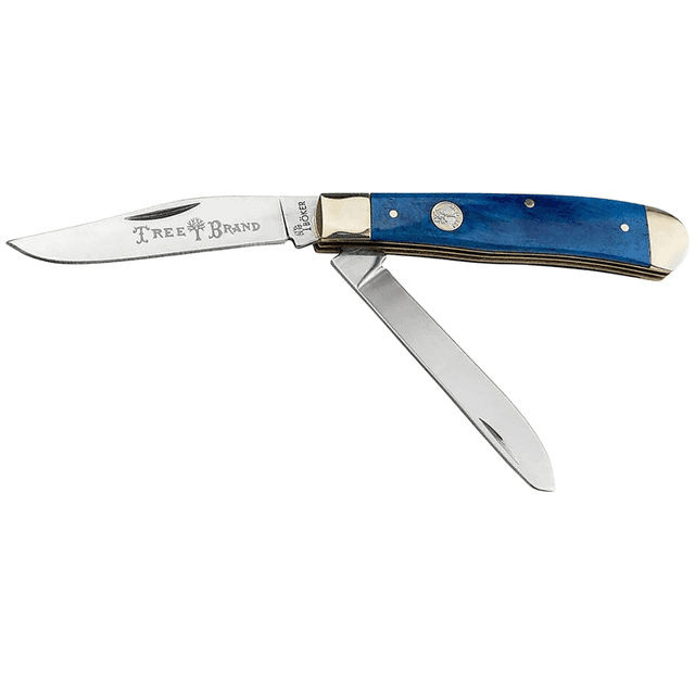 Boker Trapper 2.0 Clip Point/Spey D2 Steel Blue Jigged Bone Handle - 110828 Boker Trapper 2.0 Clip Point/Spey D2 Steel Blue Jigged Bone Handle - 110828
