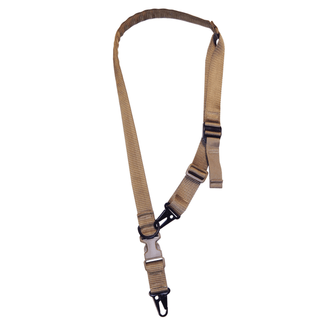 Tacshield Warrior 2-in-1 Sling Coyote Webbing with HK Snap Hook - T6030CY Tacshield Warrior 2-in-1 Sling Coyote Webbing with HK Snap Hook - T6030CY