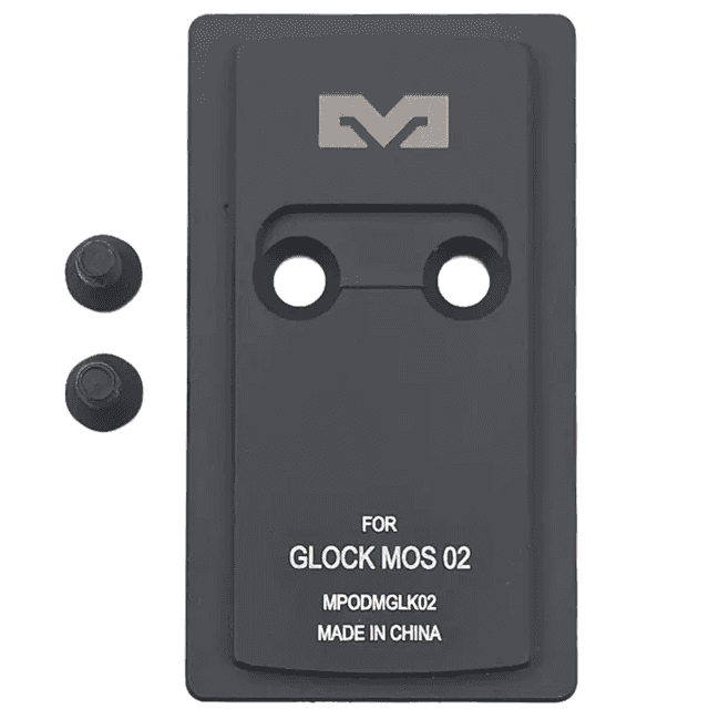 Meprolight MPO PRO-F Direct Mount Plate, 6061-T6 Aluminum Matte black Glock MOS Standard Frame - 901141020 Meprolight MPO PRO-F Direct Mount Plate, 6061-T6 Aluminum Matte black Glock MOS Standard Frame - 901141020