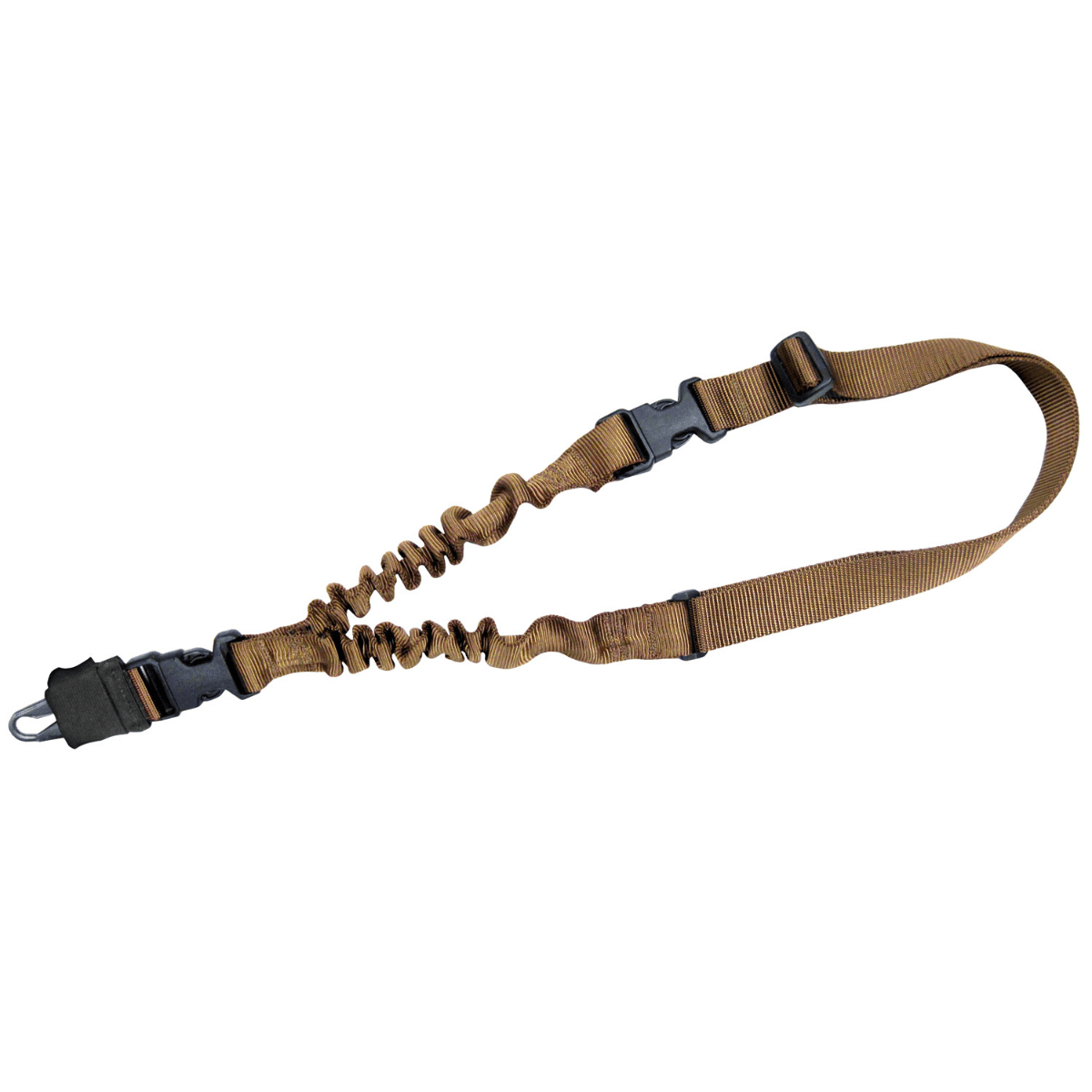 Tacshield Shock Sling Coyote Webbing Double QRB Single-Point for Rifle/Shotgun - T6010CY Tacshield Shock Sling Coyote Webbing Double QRB Single-Point for Rifle/Shotgun - T6010CY