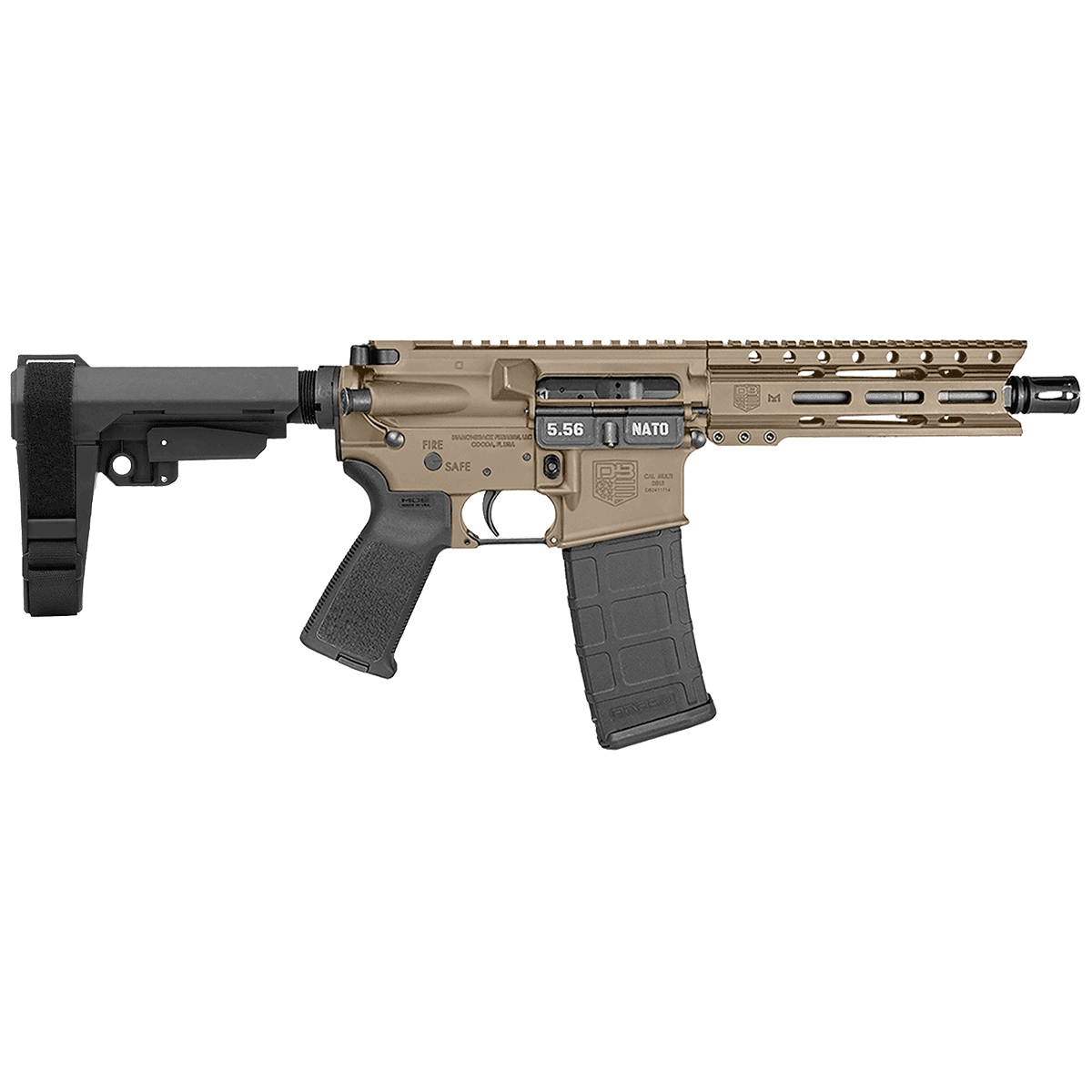 Diamondback DB1913K061 DB15 5.56 NATO 30+1 7" AR-15 Pistol Diamondback DB1913K061 DB15 5.56 NATO 30+1 7" AR-15 Pistol