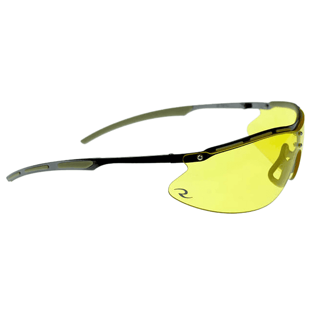 Radians Bravo Glasses, R Amber Lens Single Metal Frame Z87.1 - CSB1014CS Radians Bravo Glasses, R Amber Lens Single Metal Frame Z87.1 - CSB1014CS