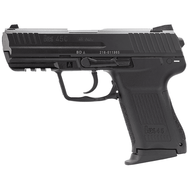 HK 81001112 HK45C V7 LEM Compact Frame DAO 45 ACP 8+1 3.94" Pistol HK 81001112 HK45C V7 LEM Compact Frame DAO 45 ACP 8+1 3.94" Pistol