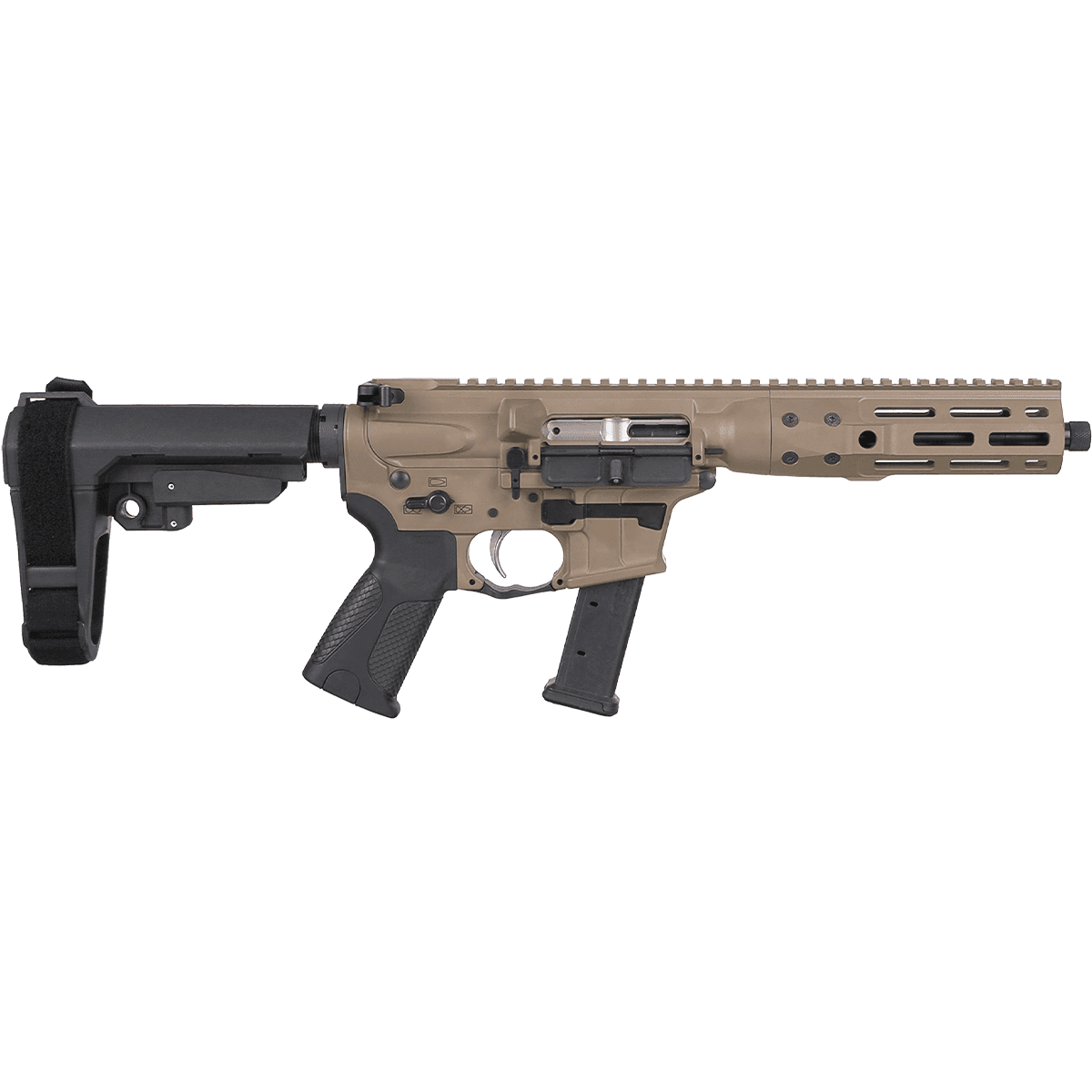 LWRCI ICP9CK8SBA3 IC-9 9MM 8.5 FDE BRACE AR-15 Pistol LWRCI ICP9CK8SBA3 IC-9 9MM 8.5 FDE BRACE AR-15 Pistol