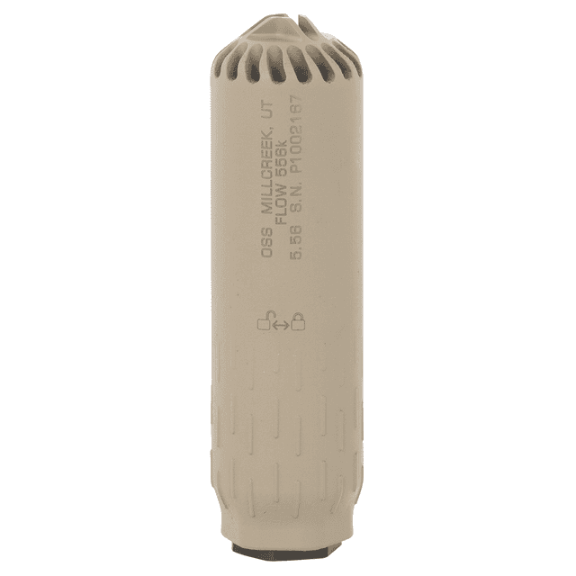 Huxwrx 2450 Flow 556K 5.56x45mm NATO 1.60"D Made of Stainless Steel with Flat Dark Earth Cerakote Finish Includes 1/2"-28 tpi Flash Hider Suppressor Huxwrx 2450 Flow 556K 5.56x45mm NATO 1.60"D Made of Stainless Steel with Flat Dark Earth Cerakote Finish Includes 1/2"-28 tpi Flash Hider Suppressor