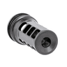 Huxwrx 1598 QD 338 Muzzle Brake Black with 3/4"-24 tpi Threads & 2.30" OAL for 338 Cal AR-Platform Huxwrx 1598 QD 338 Muzzle Brake Black with 3/4"-24 tpi Threads & 2.30" OAL for 338 Cal AR-Platform