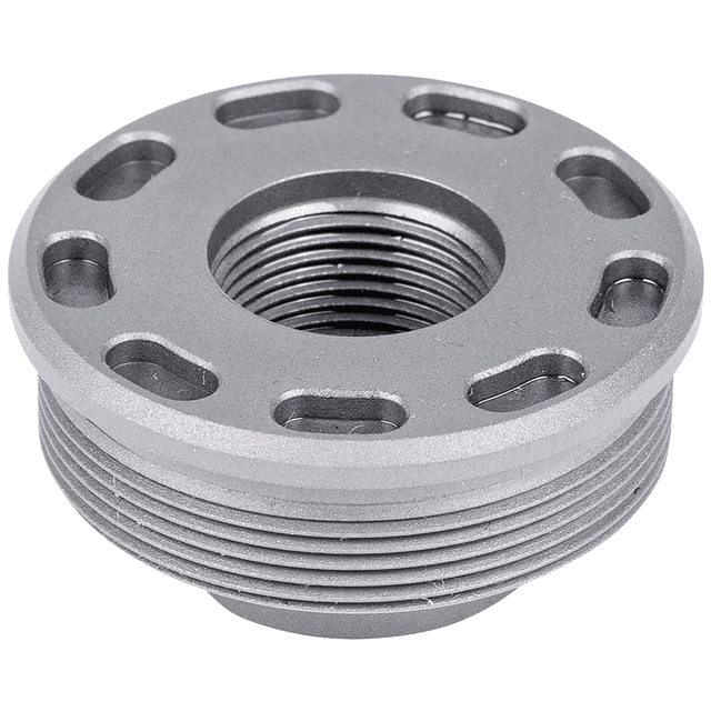 SilencerCo AC5321 Bravo Direct Thread Mount AC669 5/8"-24 tpi, Black Titanium SilencerCo AC5321 Bravo Direct Thread Mount AC669 5/8"-24 tpi, Black Titanium