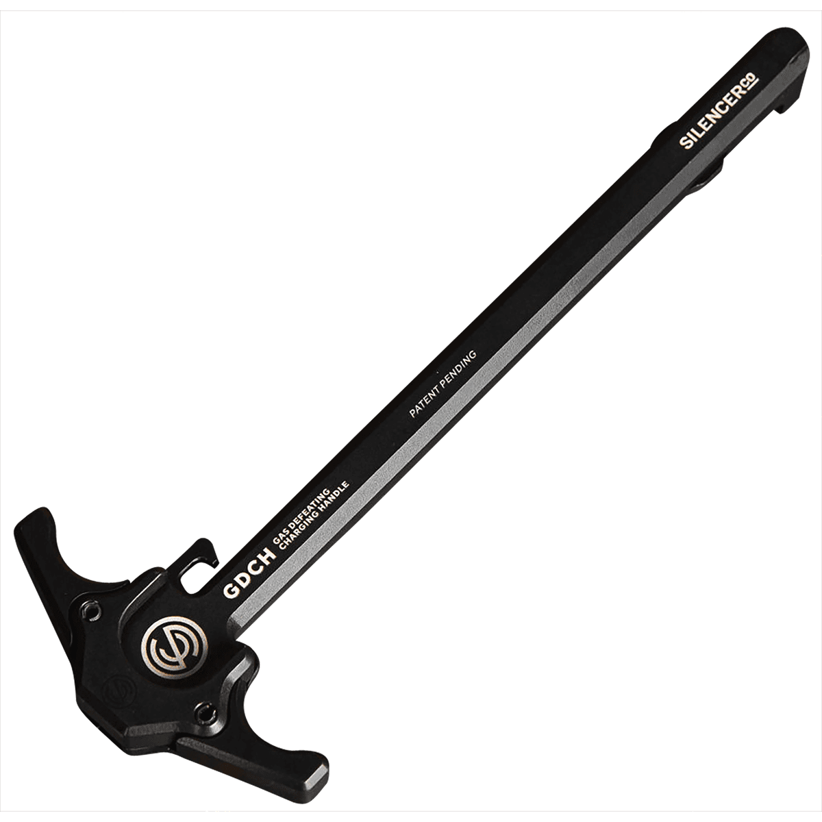 SilencerCo AC5062 Gas Defeating Charging Handle made of Black Anodized 7075-T6 Aluminum & Ambidextrous Design for AR-15 SilencerCo AC5062 Gas Defeating Charging Handle made of Black Anodized 7075-T6 Aluminum & Ambidextrous Design for AR-15