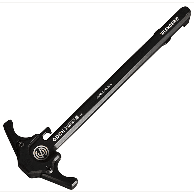 SilencerCo AC5062 Gas Defeating Charging Handle made of Black Anodized 7075-T6 Aluminum & Ambidextrous Design for AR-15 SilencerCo AC5062 Gas Defeating Charging Handle made of Black Anodized 7075-T6 Aluminum & Ambidextrous Design for AR-15