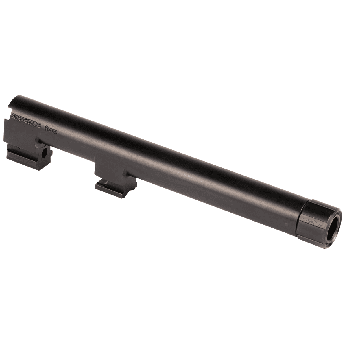 SilencerCo AC2291 Threaded Barrel 5.30" 9mm Luger, Black Nitride Stainless Steel, Fits Beretta 92FS/M92x SilencerCo AC2291 Threaded Barrel 5.30" 9mm Luger, Black Nitride Stainless Steel, Fits Beretta 92FS/M92x