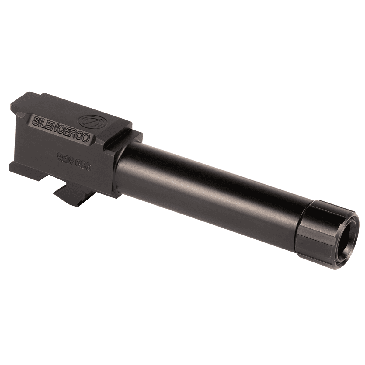 SilencerCo AC1329 Threaded Barrel 3.70" 9mm Luger, Black Nitride Stainless Steel, Fits Glock 26 Gen 1-5 SilencerCo AC1329 Threaded Barrel 3.70" 9mm Luger, Black Nitride Stainless Steel, Fits Glock 26 Gen 1-5