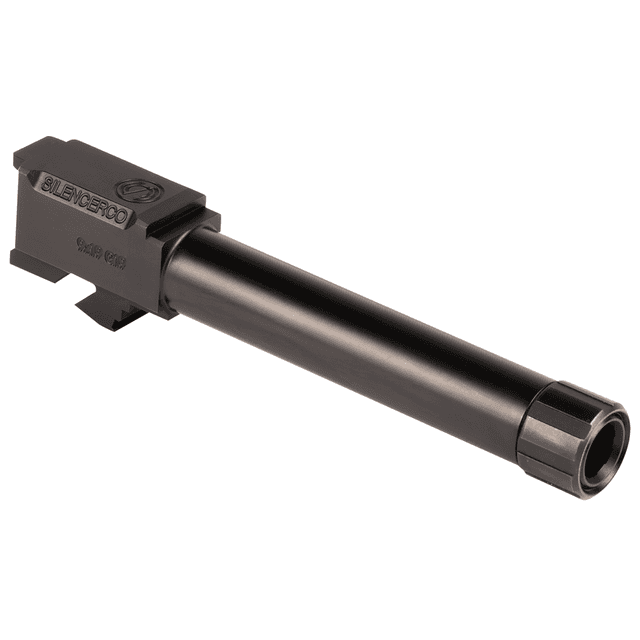 SilencerCo AC5367 Threaded Barrel 9mm Luger Fits Sig P365 Black Nitride Stainless Steel Threaded Barrel SilencerCo AC5367 Threaded Barrel 9mm Luger Fits Sig P365 Black Nitride Stainless Steel Threaded Barrel