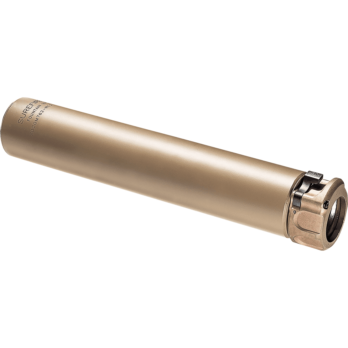 SureFire SOCOM556RC2DE SOCOM556-RC2 5.56x45mm NATO 1.50" Diameter Flat Dark Earth Aluminum/Stainless Steel Suppressor SureFire SOCOM556RC2DE SOCOM556-RC2 5.56x45mm NATO 1.50" Diameter Flat Dark Earth Aluminum/Stainless Steel Suppressor