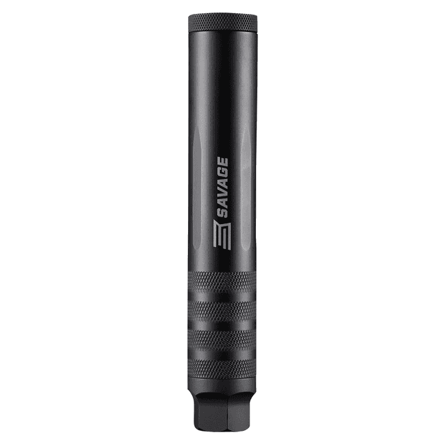 Savage Arms Suppressors 11700 Accucan Suppressor Black 1/2"-28 Savage Arms Suppressors 11700 Accucan Suppressor Black 1/2"-28