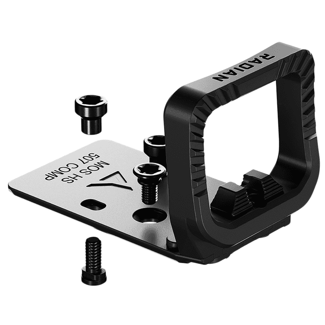 Radian Weapons Guardian-Six Optic Mounting System, Black Glock MOS Holosun 507 Comp - H0002 Radian Weapons Guardian-Six Optic Mounting System, Black Glock MOS Holosun 507 Comp - H0002