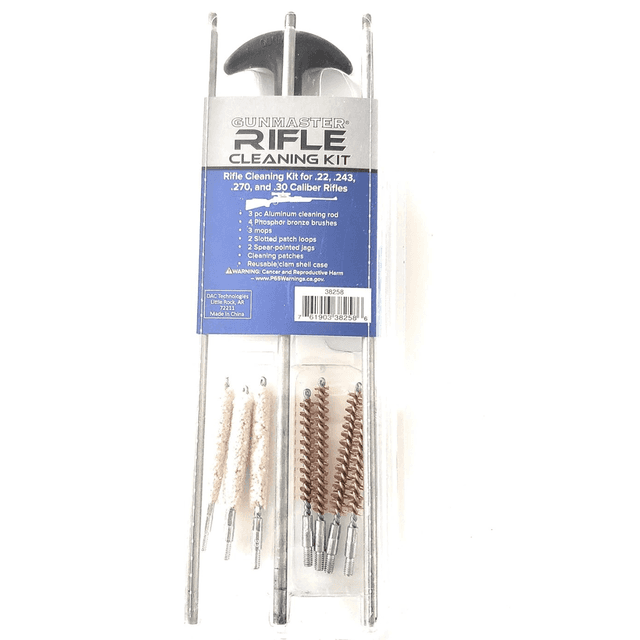 Gunmaster Universal Rifle Cleaning Kit, 16 Piece .22, .243, .270, .30 Caliber - 38258 Gunmaster Universal Rifle Cleaning Kit, 16 Piece .22, .243, .270, .30 Caliber - 38258
