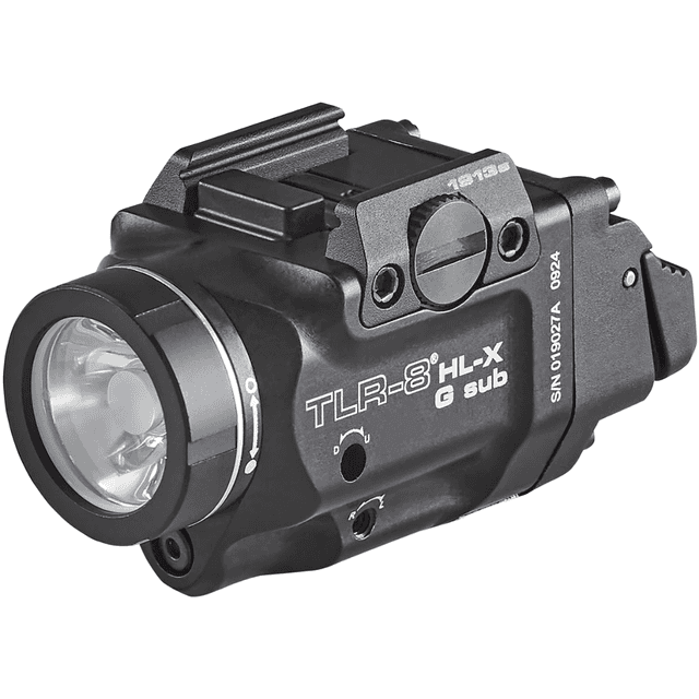 Streamlight TLR-8 HL-X G Sub Gun Light With Green Laser, 1,000 Lumens 200 Meters 1913 Short - 69478 Streamlight TLR-8 HL-X G Sub Gun Light With Green Laser, 1,000 Lumens 200 Meters 1913 Short - 69478