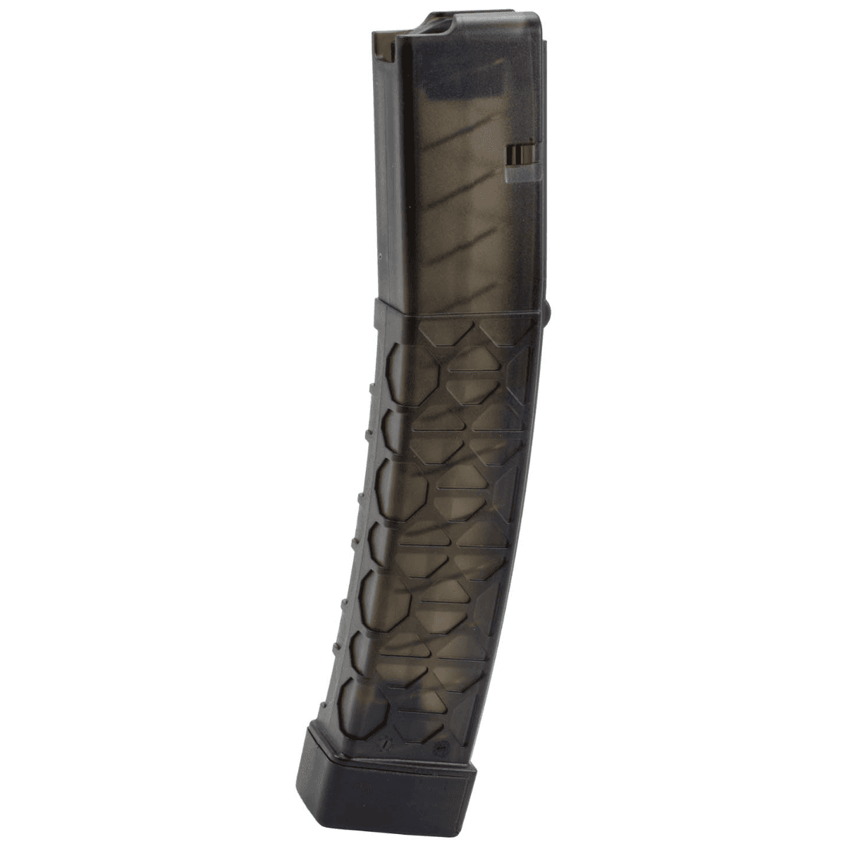 Global Ordnance LLC Stribog Magazine, 30rd Curved Translucent Smoke Polymer 9mm - 8588005940191 Global Ordnance LLC Stribog Magazine, 30rd Curved Translucent Smoke Polymer 9mm - 8588005940191