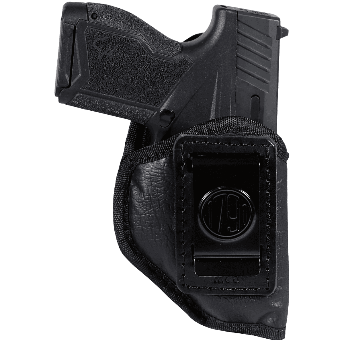 1791 Gunleather EcoCarry Holster, IWB Medium Black Right Hand - ECOMC3BLKR 1791 Gunleather EcoCarry Holster, IWB Medium Black Right Hand - ECOMC3BLKR