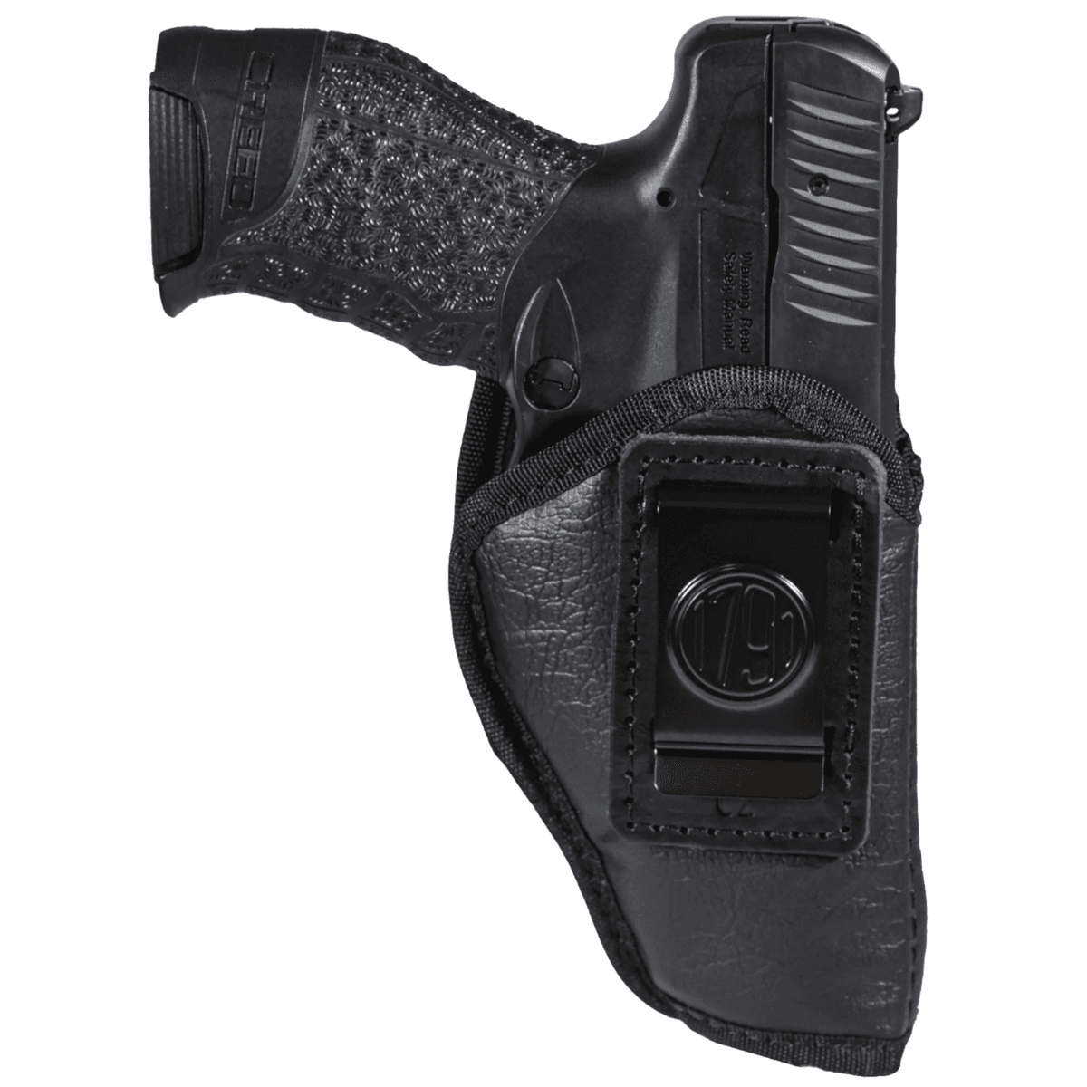 1791 Gunleather EcoCarry Holster, IWB Compact Black Right Hand - ECOC2BLKR 1791 Gunleather EcoCarry Holster, IWB Compact Black Right Hand - ECOC2BLKR