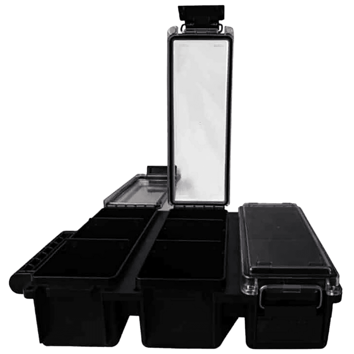 Berry's Tri-Can Triple Ammo Can, Black Plastic - 68911 Berry's Tri-Can Triple Ammo Can, Black Plastic - 68911
