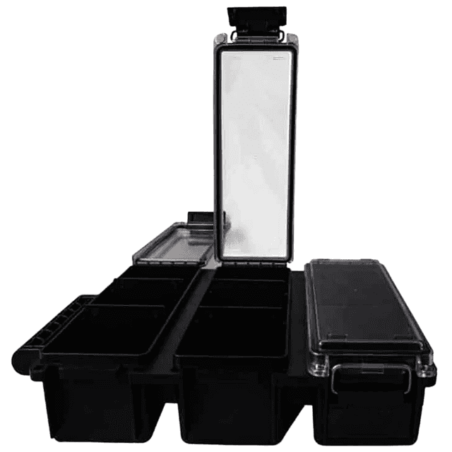 Berry's Tri-Can Triple Ammo Can, Black Plastic - 68911 Berry's Tri-Can Triple Ammo Can, Black Plastic - 68911