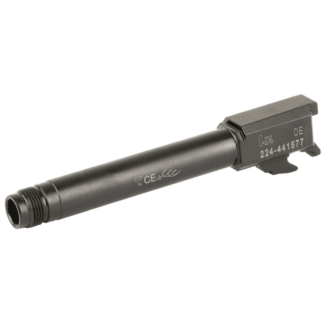 HK Handgun Barrel, 4.45" Black Steel 9mm Fits HK VP9 - 245602 HK Handgun Barrel, 4.45" Black Steel 9mm Fits HK VP9 - 245602