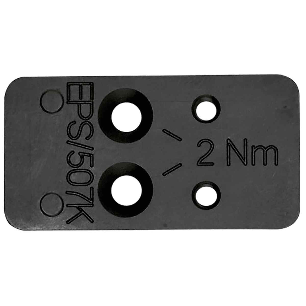 Heckler & Koch Mounting Plate, Black Fits HK VP9 OR to Holosun 407K/507K/EPS - 51000381 Heckler & Koch Mounting Plate, Black Fits HK VP9 OR to Holosun 407K/507K/EPS - 51000381
