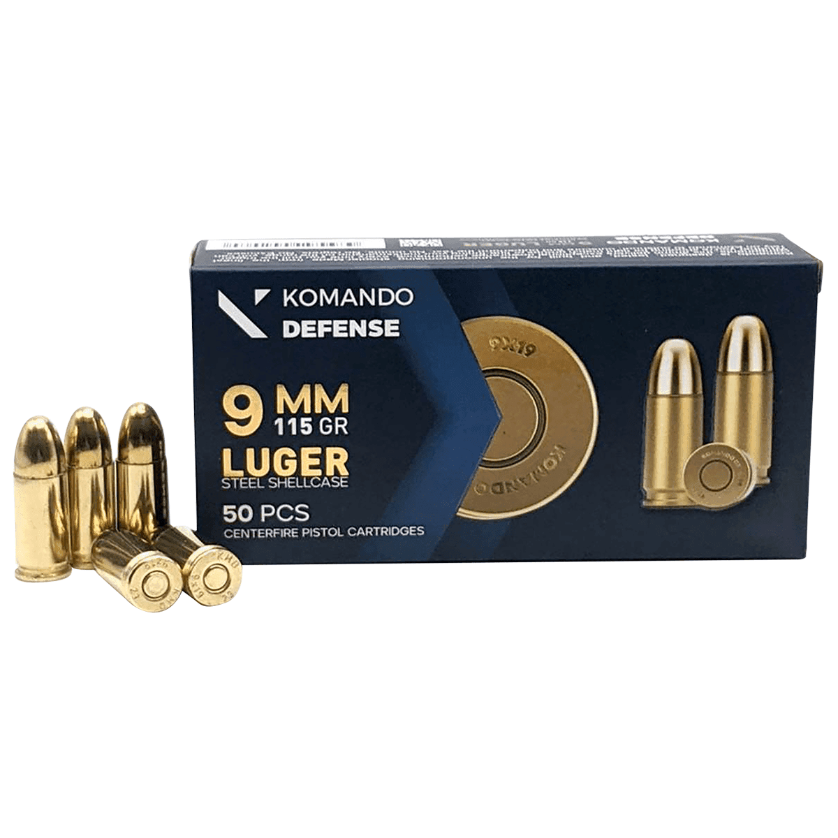 Dickinson BRASS/STL 9mm 115gr Full Metal Jacket 50 Per Box Dickinson BRASS/STL 9mm 115gr Full Metal Jacket 50 Per Box