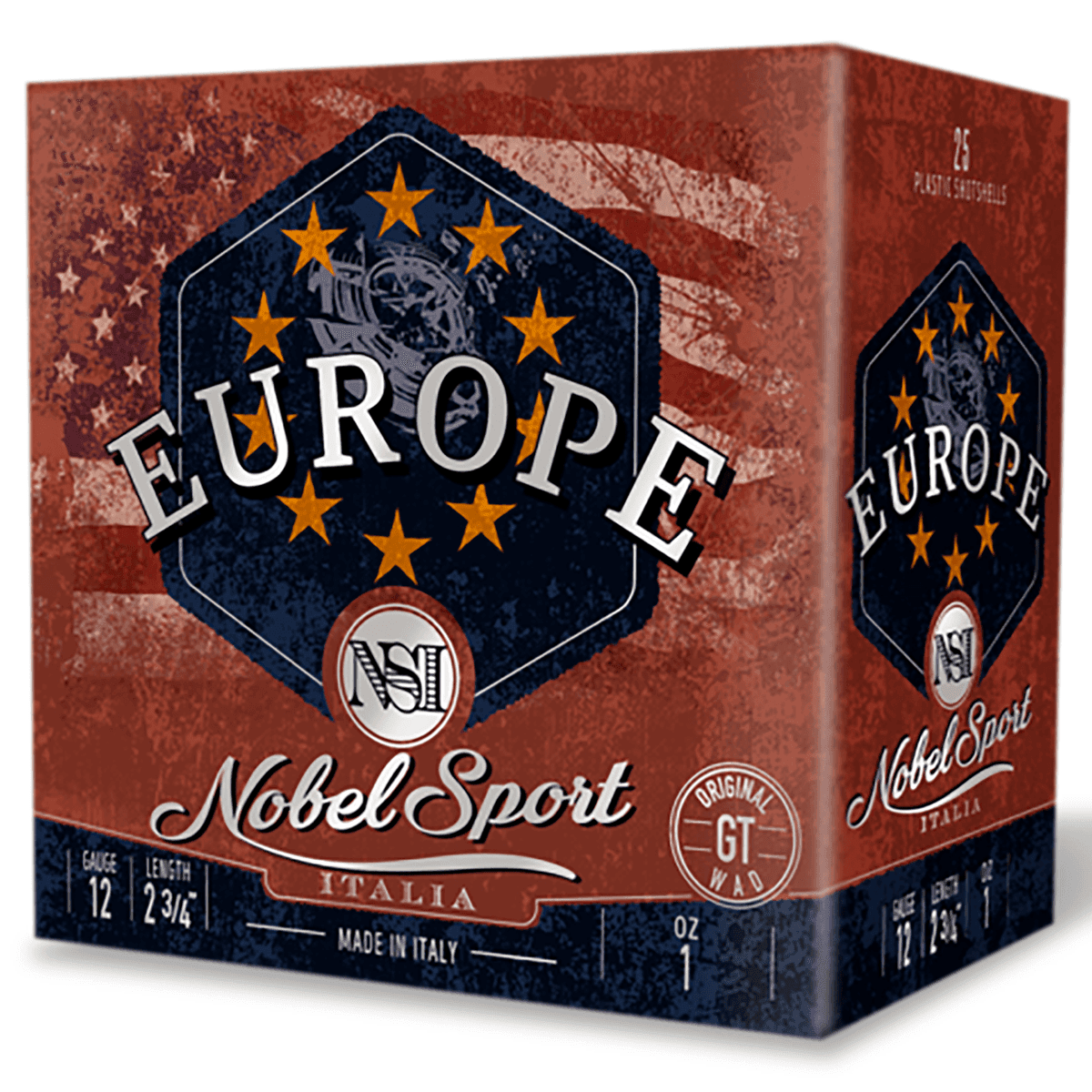 Nobel/Eurosports LLC ANSEU1218 Europe 12Gauge 2.75" 1oz 8Shot 25 Per Box Nobel/Eurosports LLC ANSEU1218 Europe 12Gauge 2.75" 1oz 8Shot 25 Per Box