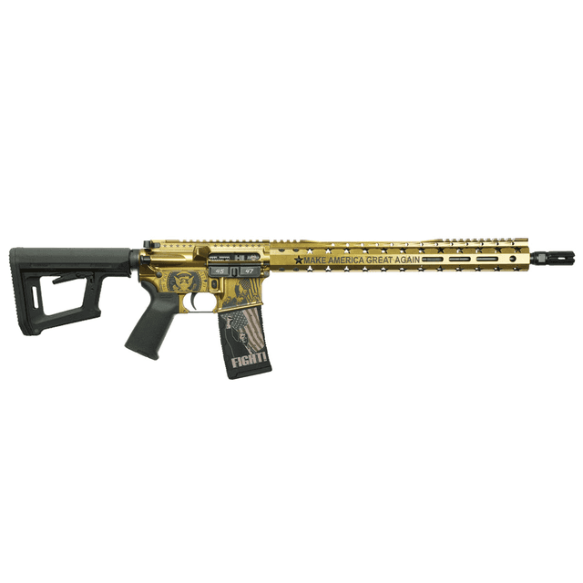 Black Rain Ordnance Trump FX Gold 5.56 Semi Automatic Rifle AR-15 Black Rain Ordnance Trump FX Gold 5.56 Semi Automatic Rifle AR-15