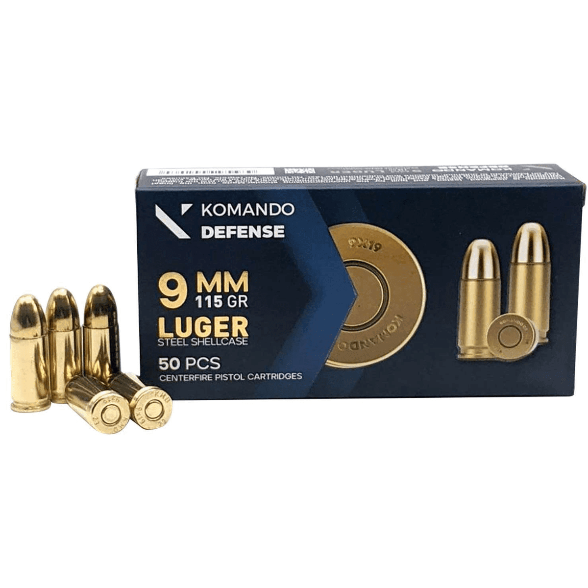 Dickinson LLC Handgun Rounds, 115gr Full Metal Jacket 50 Per Box/20 Case 9mm - BRASS Dickinson LLC Handgun Rounds, 115gr Full Metal Jacket 50 Per Box/20 Case 9mm - BRASS